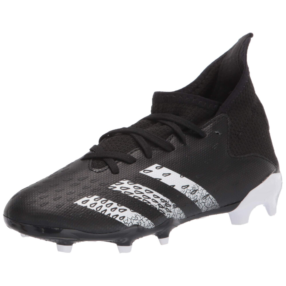 adidas Firm Ground Predator Freak .3 Soccer Shoe (boys) Black/White/Bl