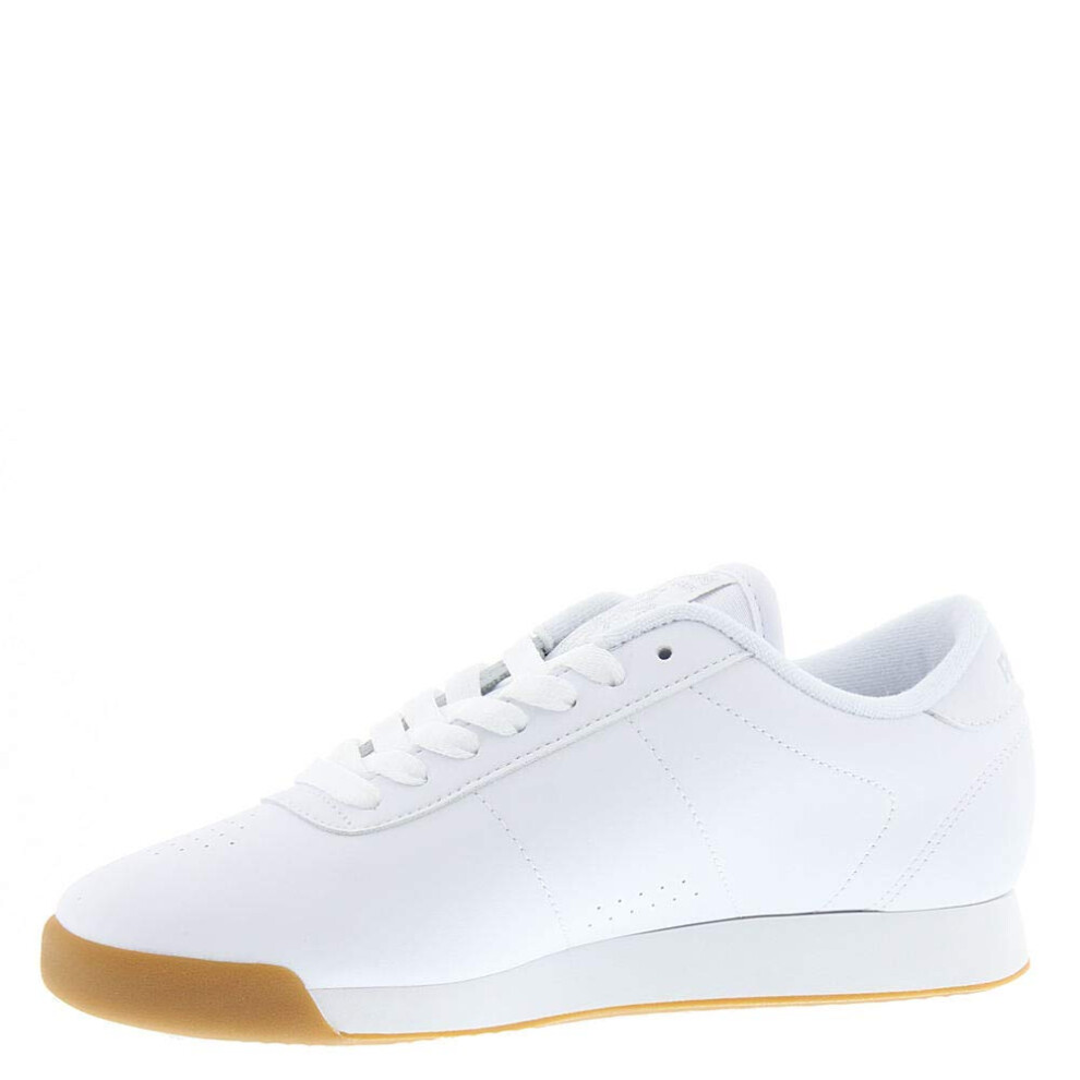 Reebok Women's Princess Wide Fashion Shoes White/Gum  5.5