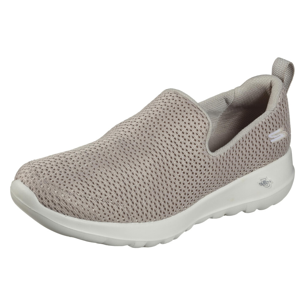 SKECHERS Women's Go Walk Joy Sneaker  Taupe  9.5 Wide