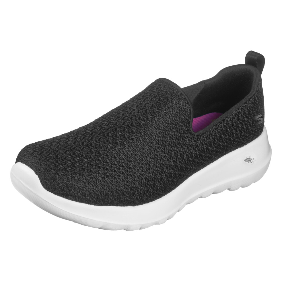 Skechers Women's Go Walk Joy Sneaker  Black/White  7 Wide