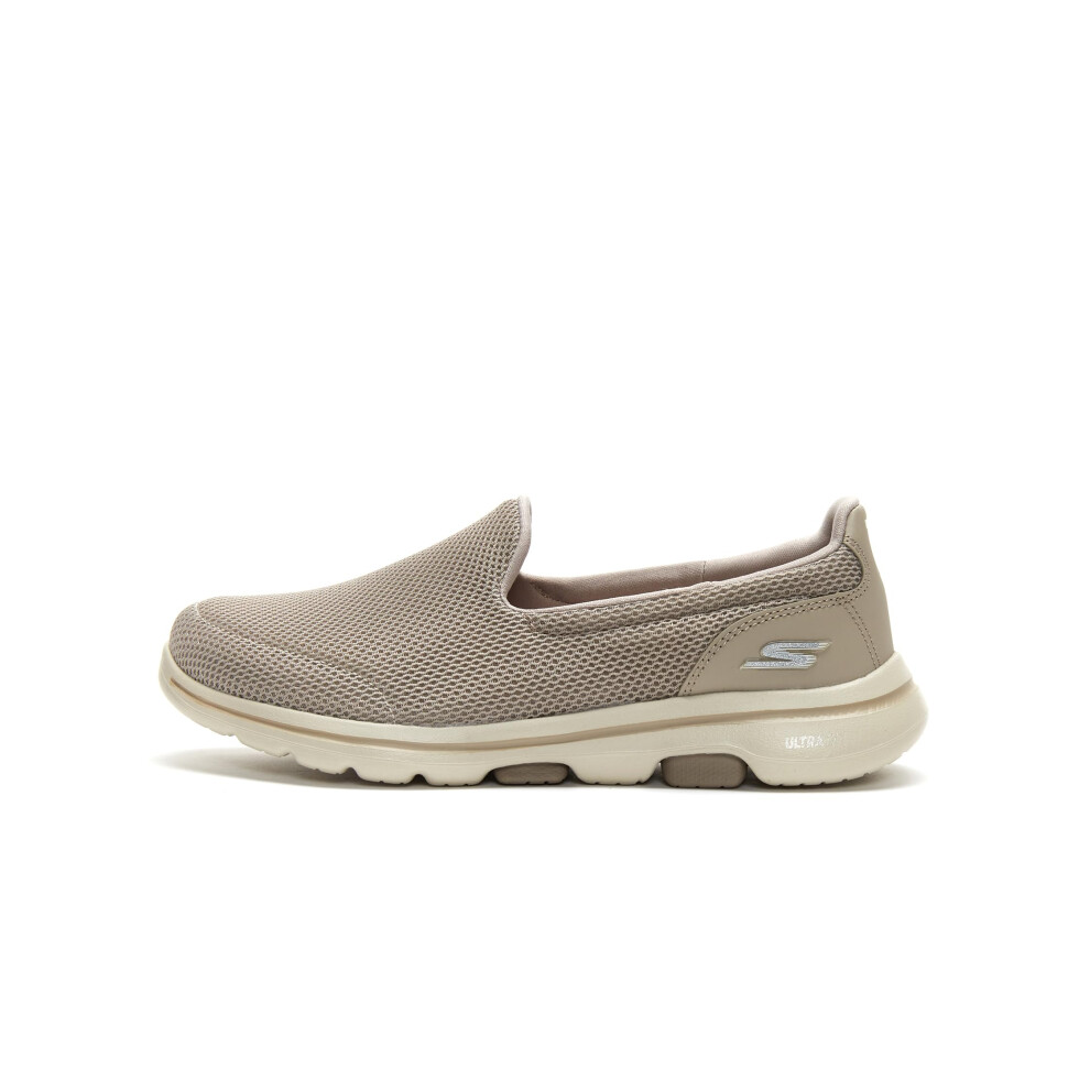 Skechers Women's Go Walk 5 Sneaker  Taupe  8.5