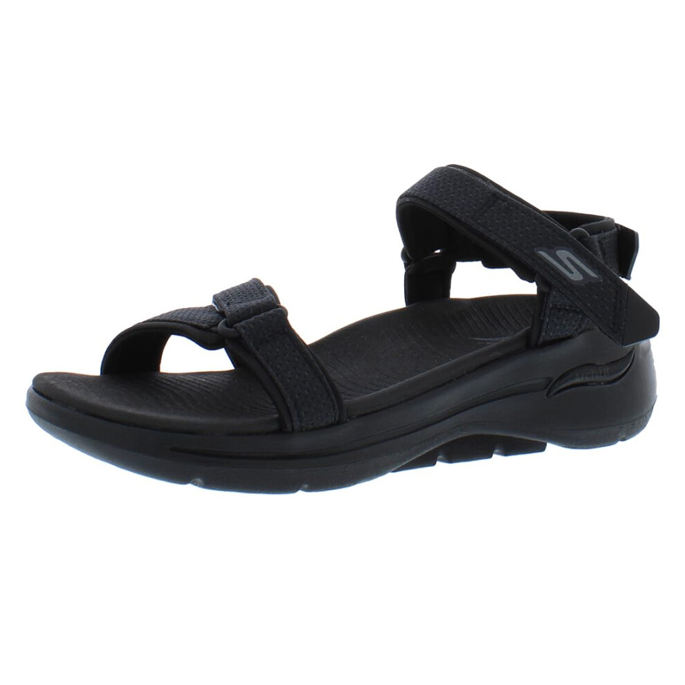 Skechers Women's River Sandal  Black  7