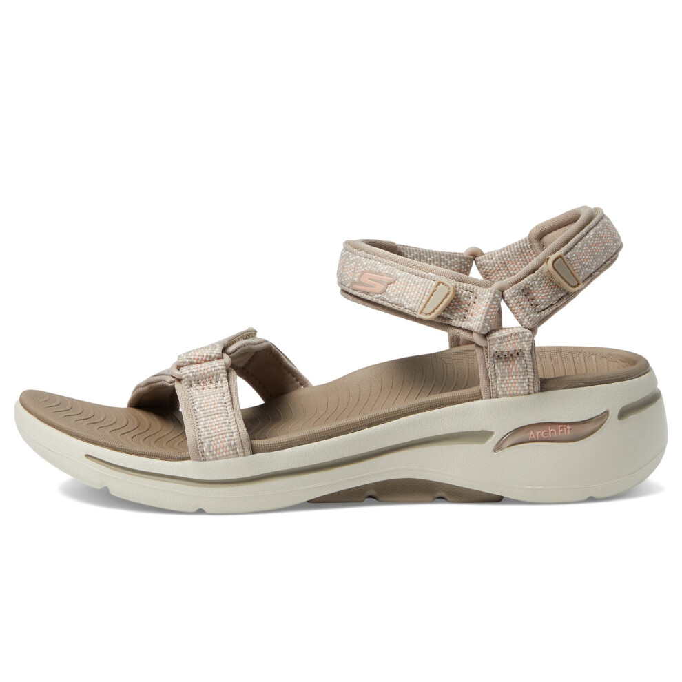 Skechers Women's River Sandal  Taupe  7