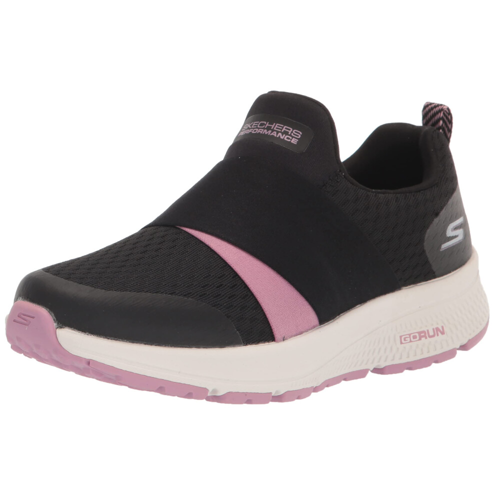 Skechers Women's GO Run CONSISTENT-Astra Sneaker  Black/Mauve  5