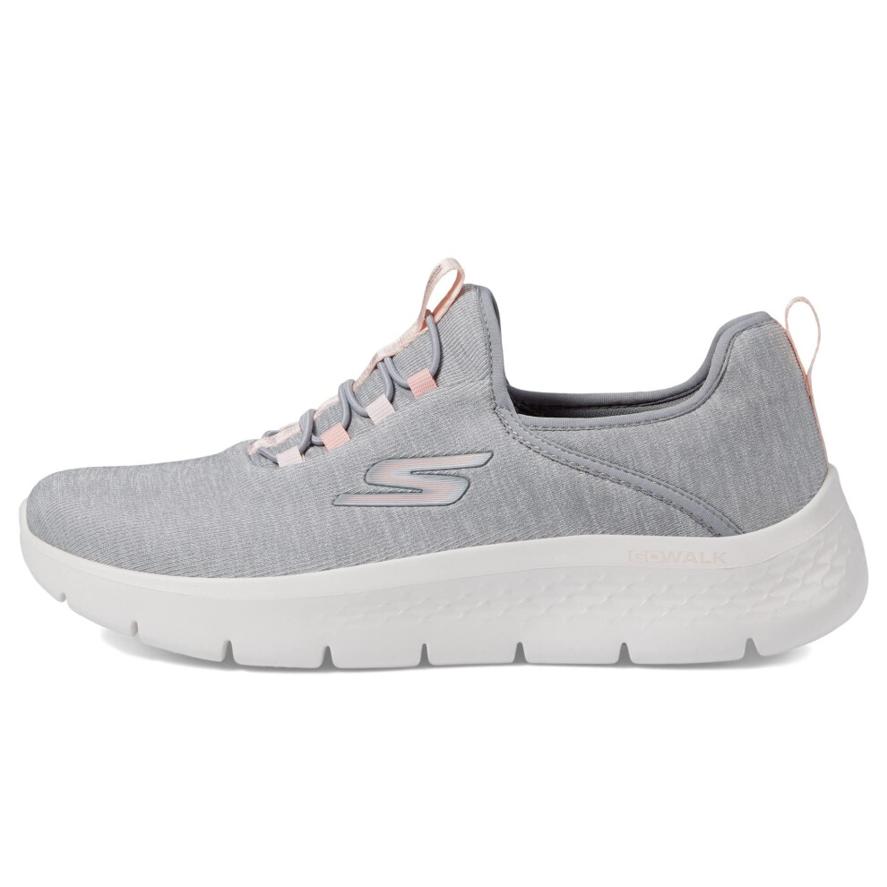 Skechers Women's GO Walk Flex-Lucy Sneaker  Gray/Pink  6