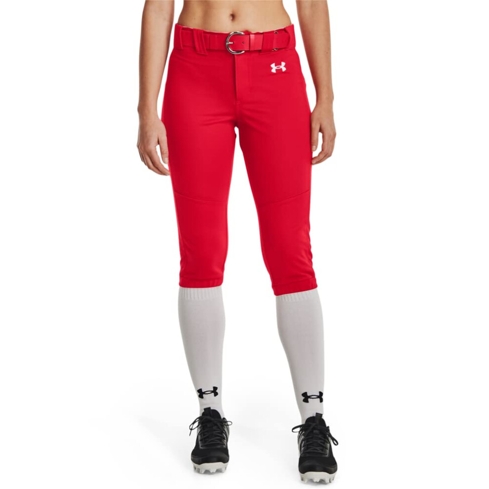 Under Armour Womens Utility Softball Pants 22  (600) Red / / White  La