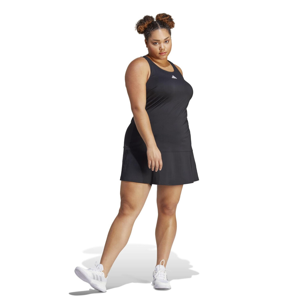 adidas Women's Plus Size Tennis Y-Dress  Black  4X