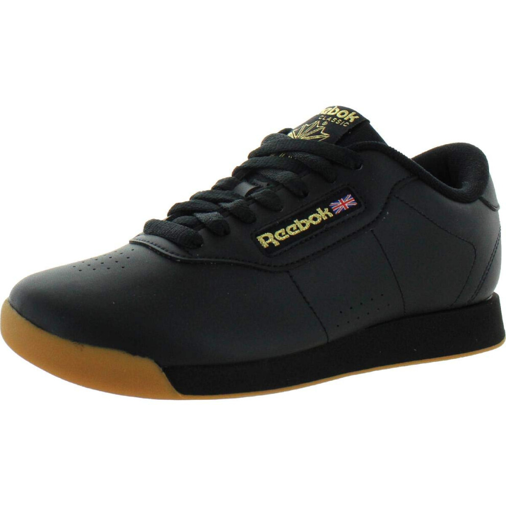 Reebok Womens Princess Wide Fashion Shoes Black/Gum 11.5