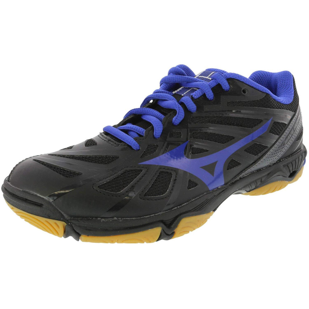 Mizuno Wave Hurricane 3 Womens Volleyball Shoes Black/Royal 7 B US