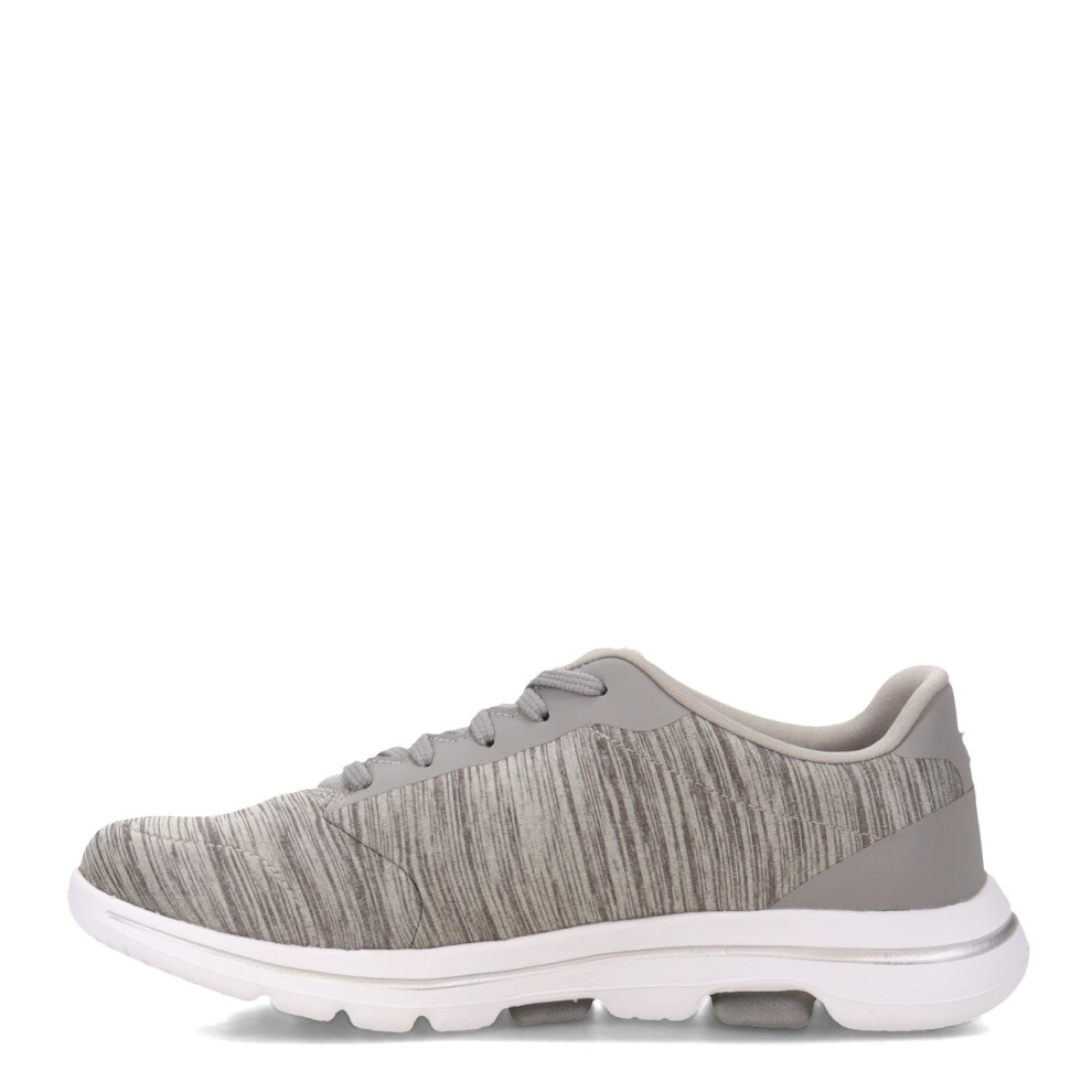 Skechers Women's Go Walk 5 True Sneaker  Grey  9.5 M US