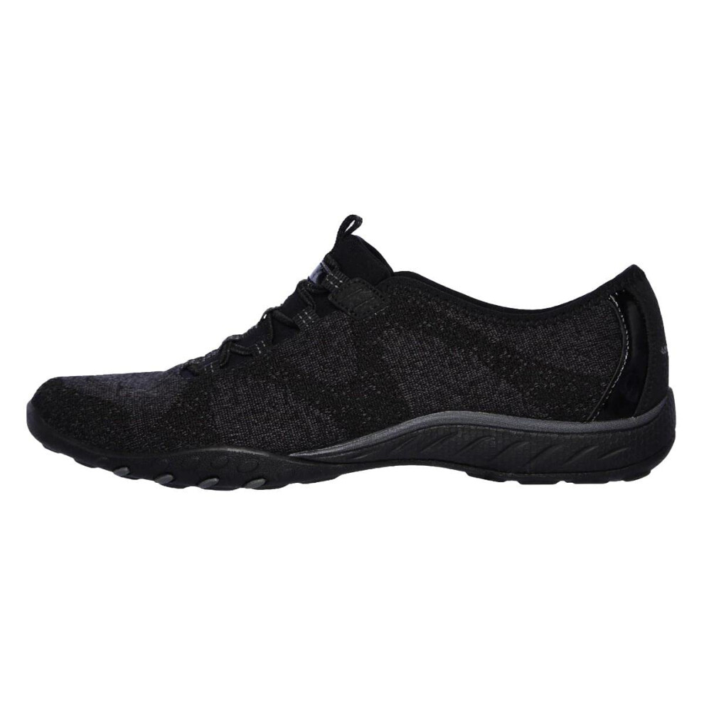 Skechers womens Breathe-easy - Opportuknity Sneaker  Black  7.5 US