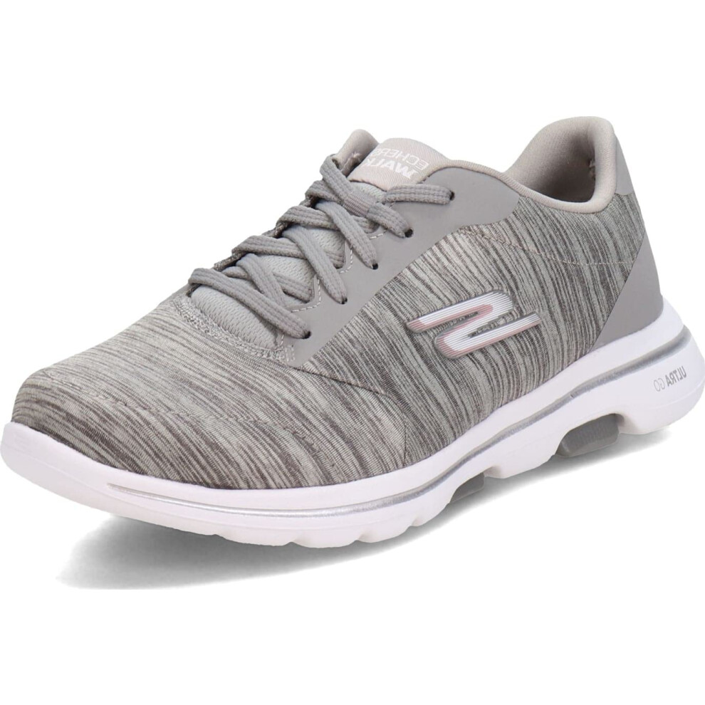 Skechers Women's Go Walk 5 True Sneaker  Grey  7 M US