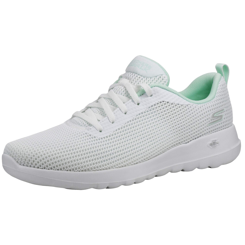 Skechers Women's Go Walk Joy Upturn Sneaker  White/Mint  9 M US