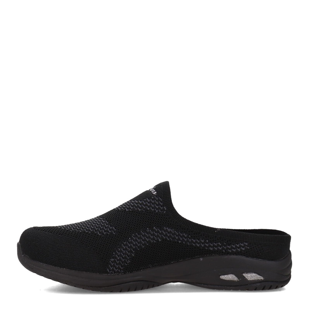 Skechers womens Commute Time - in Knit to Win Clog  Black/Black  10 US