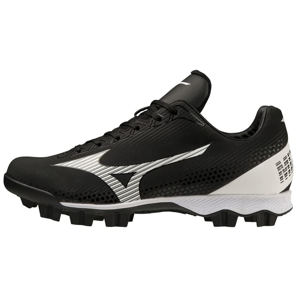 Mizuno Women's Wave Finch Lightrevo Softball Shoe  Black-White  9