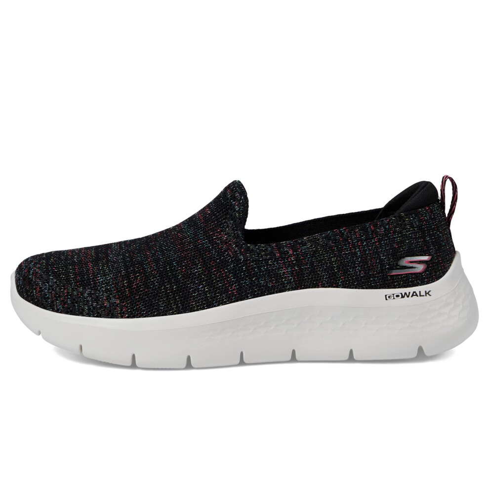 Skechers Women's GO Walk Flex-Vivid Energy Sneaker  Black/Multi  7.5