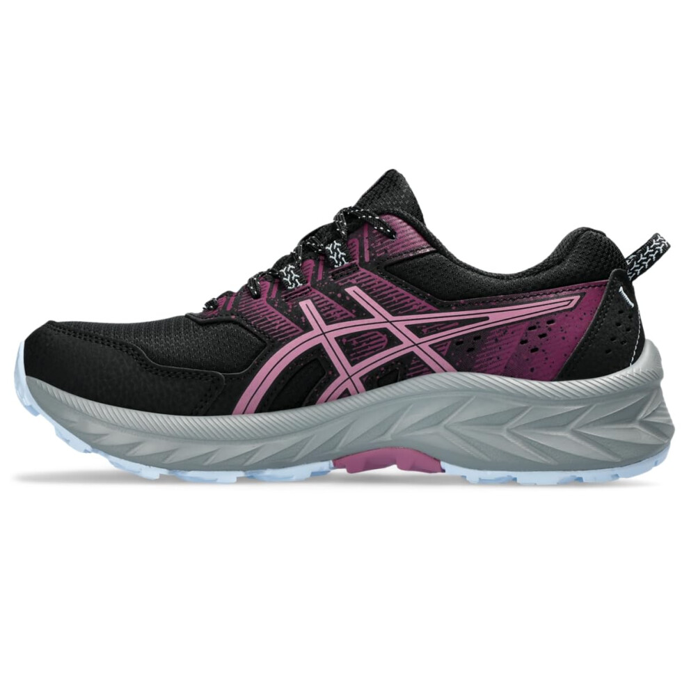 ASICS Women's Gel-Venture 9 Running Shoes  6  Black/Soft Berry