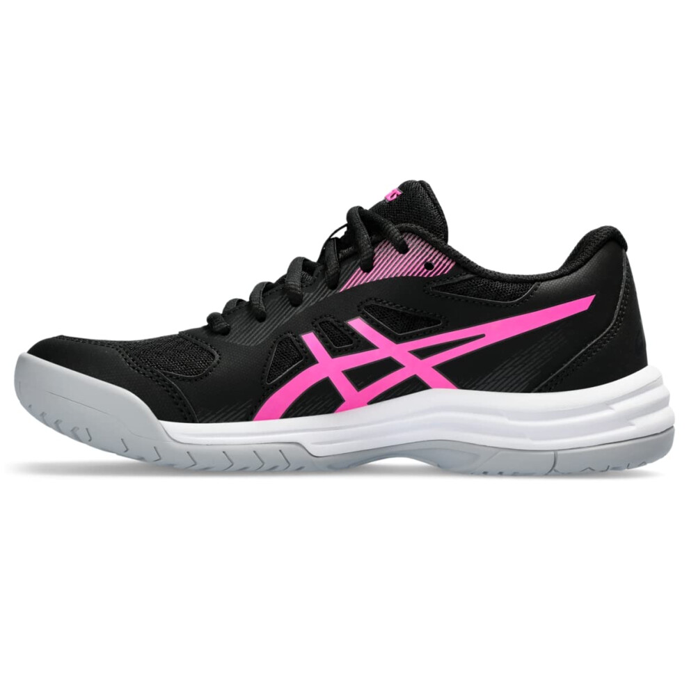 ASICS Women's Upcourt 5 Volleyball Shoes  9  Black/HOT Pink