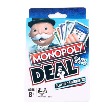 (Blue) Puzzle Family Party Board Game English Version Monopoly Trading Cardgame Playing