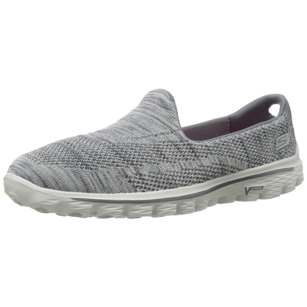 Skechers Performance Women's Go Walk 2 - Hypo Sneaker  Grey  10 US