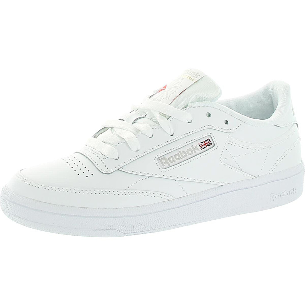 Reebok womens Club C 85 Sneaker  White/Light Grey  7.5 US