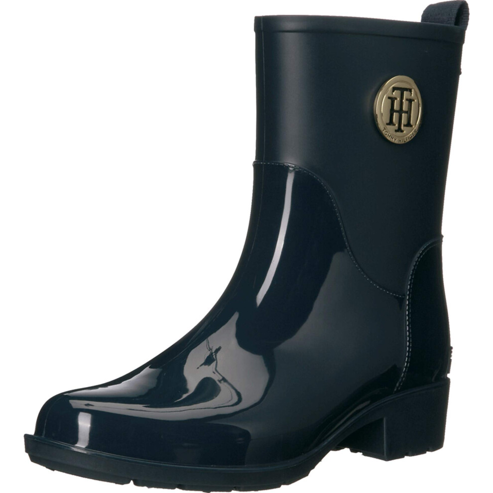 Tommy Hilfiger Women's KIPPA Rain Boot  Dark Blue  6