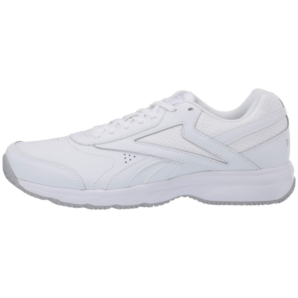 Reebok Women Work N Cushion 4.0 Walking Shoe  White/Cold Grey/White  8