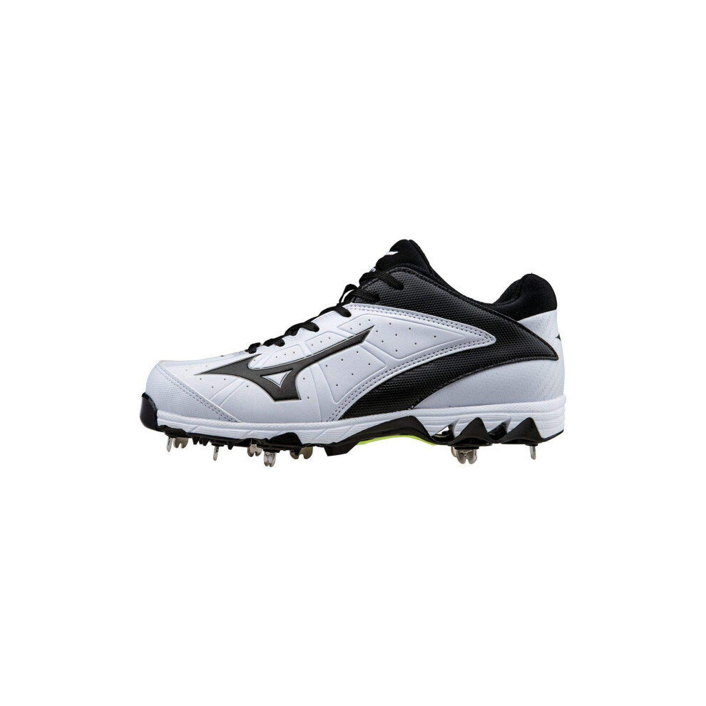 Mizuno Women's 9 Spike Swift 4 White-Black-w  12 M US