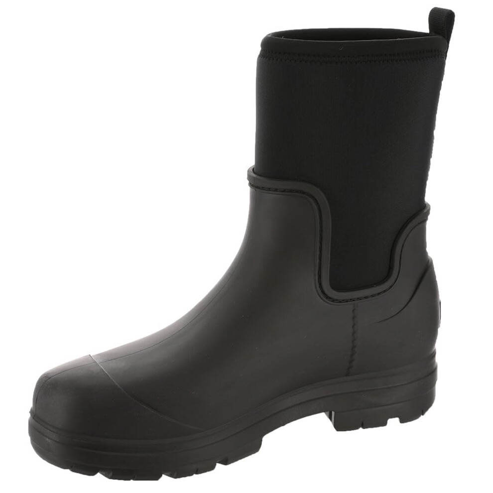 UGG Women's Droplet Mid Rain Boot  Black  5