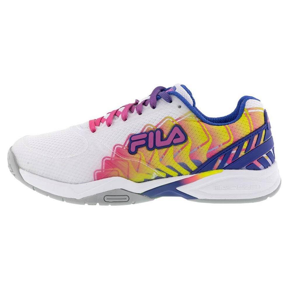 Fila Womens Volley Zone Pbf  Color: Wht/Kopk/Mblu  Size: 8.5 (5PM01794