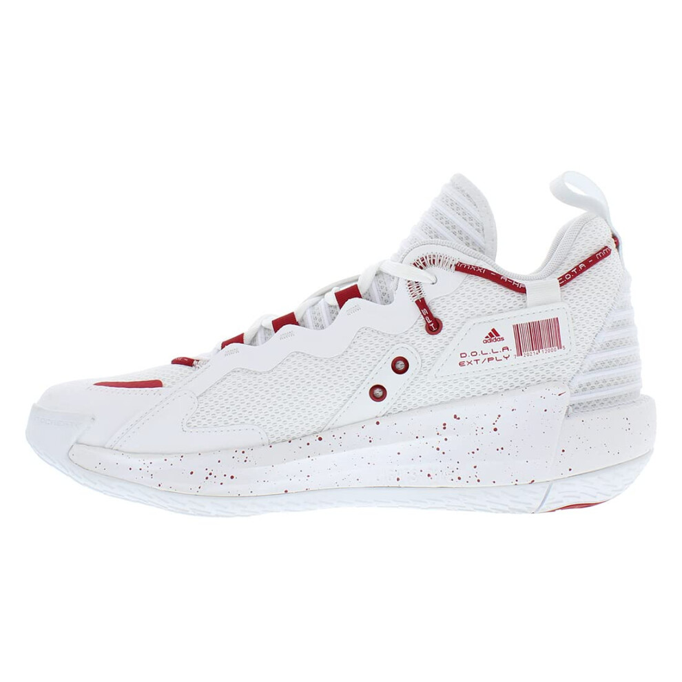 adidas Sm Dame 7 Extply Unisex Shoes Size 11  Color: White/Red