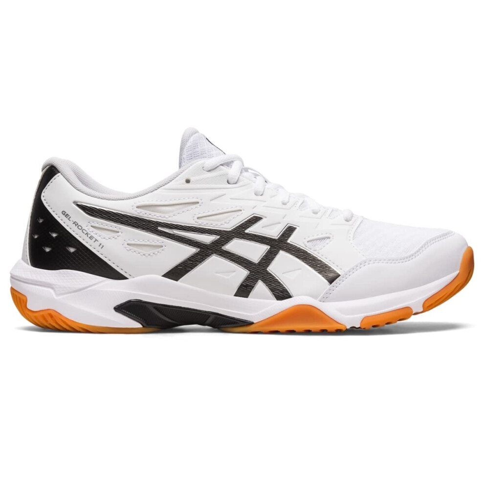 ASICS Men's Gel-Rocket 11 Volleyball Shoes  11.5  White/Pure Silver