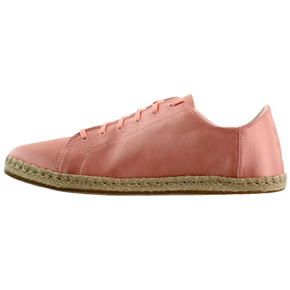 TOMS Womens Lena Lace Up Sneakers Shoes Casual - Pink - Size 9 B