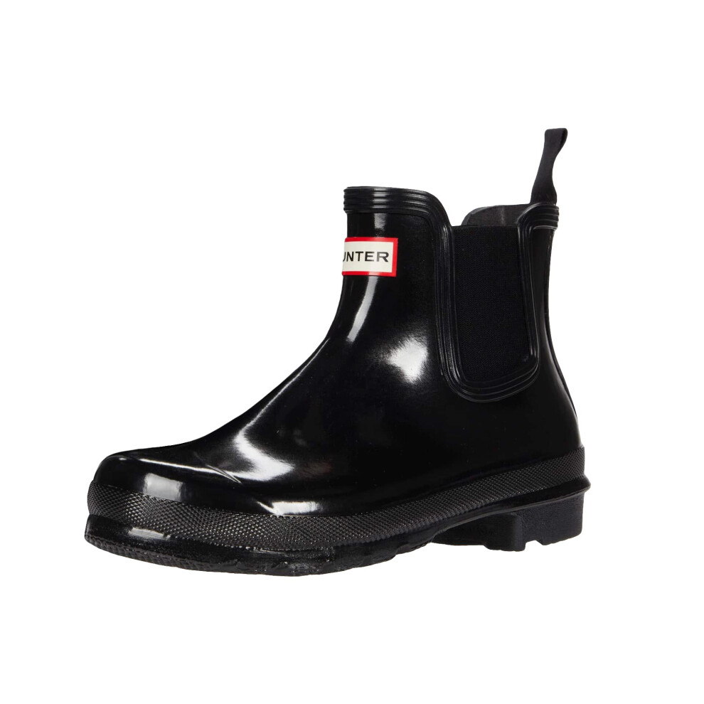Hunter Women's Original Chelsea Gloss Rain Boot 9 Black