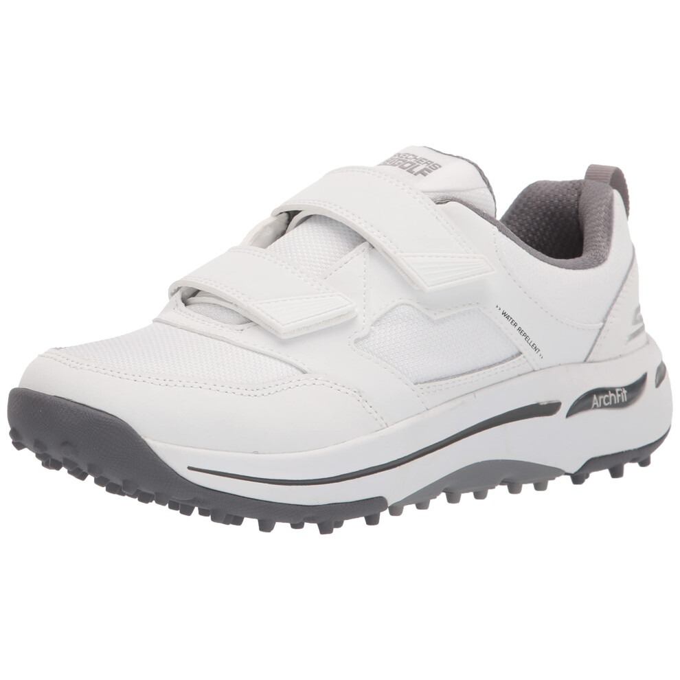 Skechers Women's Go Arch Fit Golf Shoe  White/Black 2 Strap  9