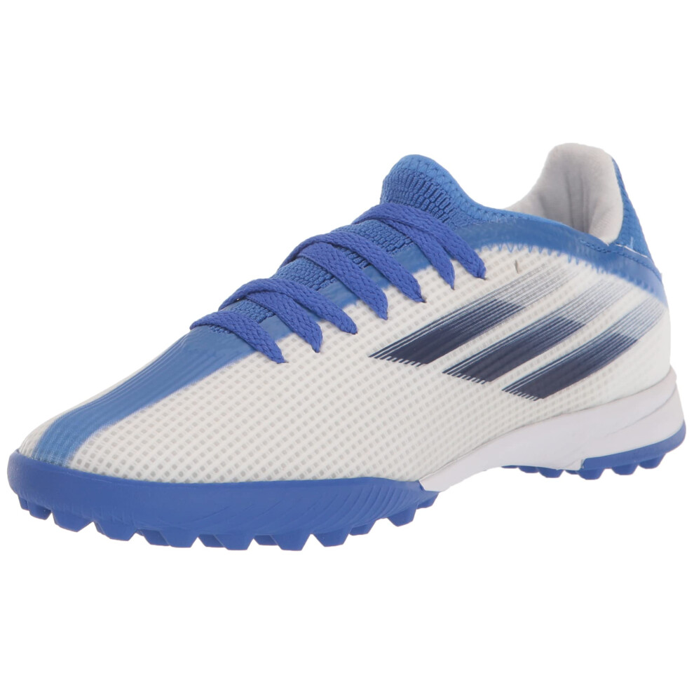 adidas X Speedflow.3 Turf Soccer Shoe  White/Legacy Indigo/Blue  11.5