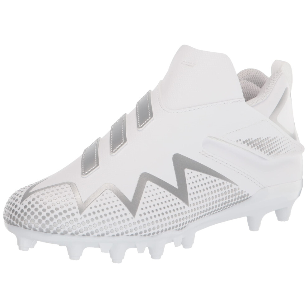 adidas Freak Spark-Team Football Shoe  White/Silver Metallic/White  3.