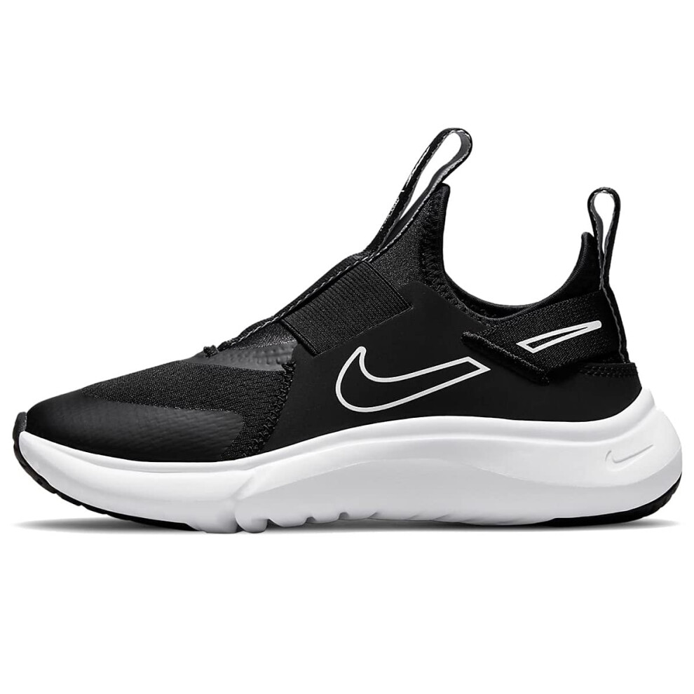 Nike Flex Plus Kids Casual Running Shoe Black/White