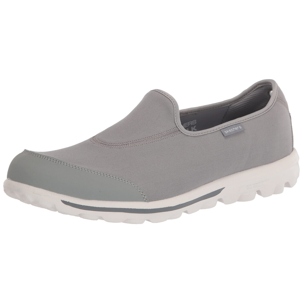 Skechers Women's GO Walk CLASSIC-10 Year Anniversary Sneaker  Gray  10