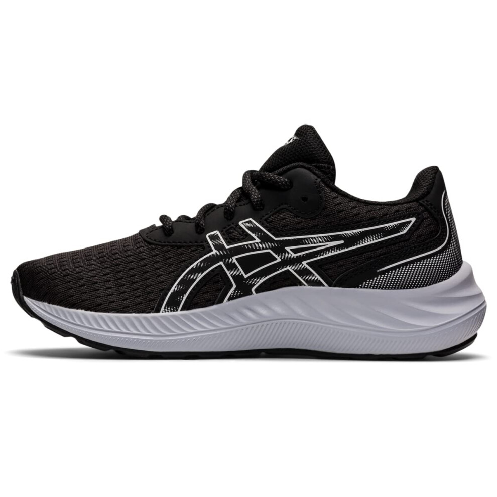 ASICS Kid's Gel-Excite 9 Grade School Running Shoes  1  Black/White