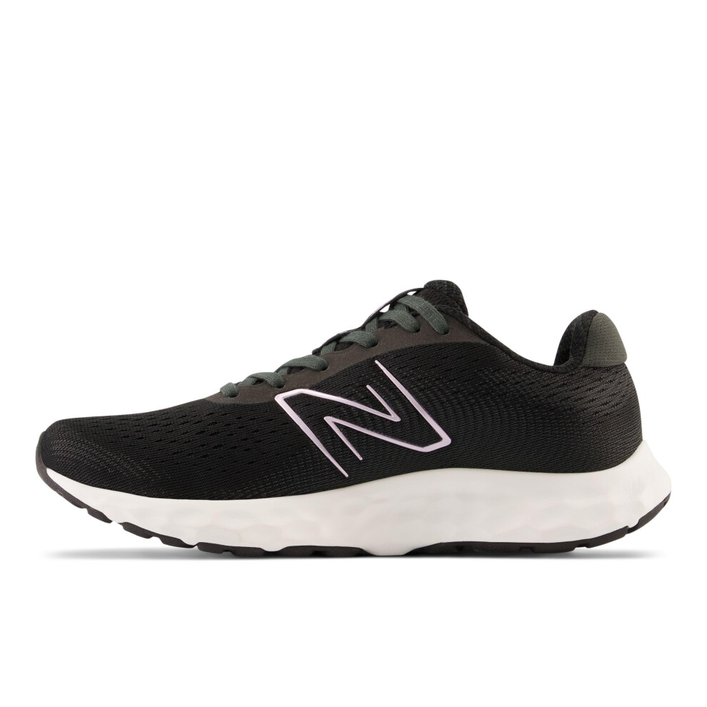 New Balance Women's 520 V8 Running Shoe  Black/White  7 Wide