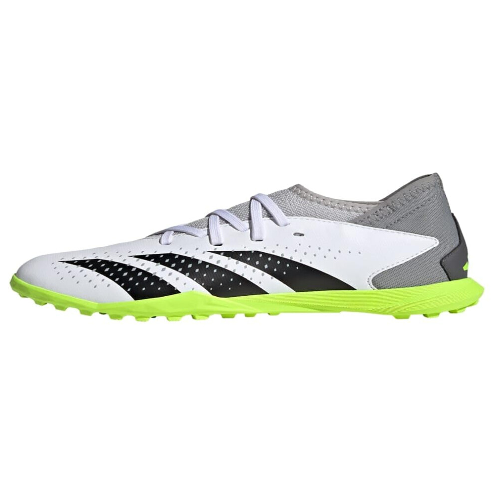 adidas Predator Accuracy.3 Turf Sneaker  White/Core Black/Lucid Lemon