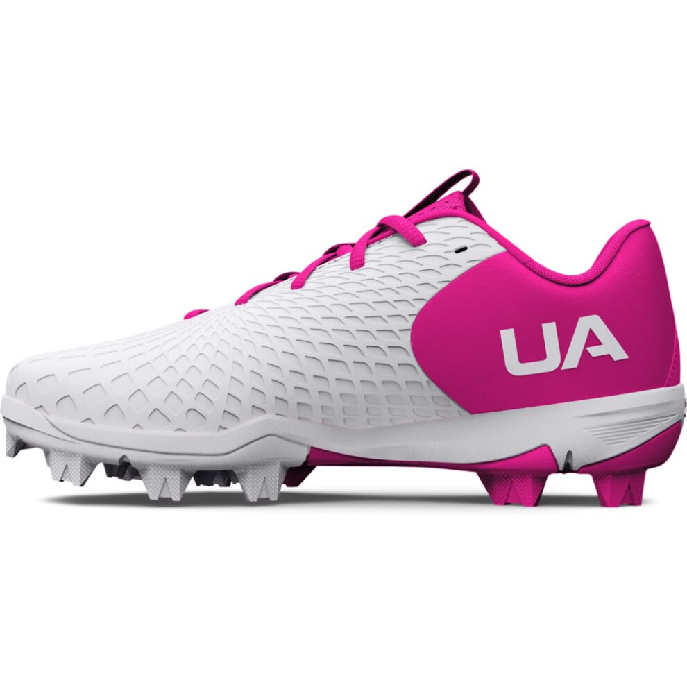 Under Armour Girls' Glyde 2.0 RM JR  (101) White/Rebel Pink/White  10