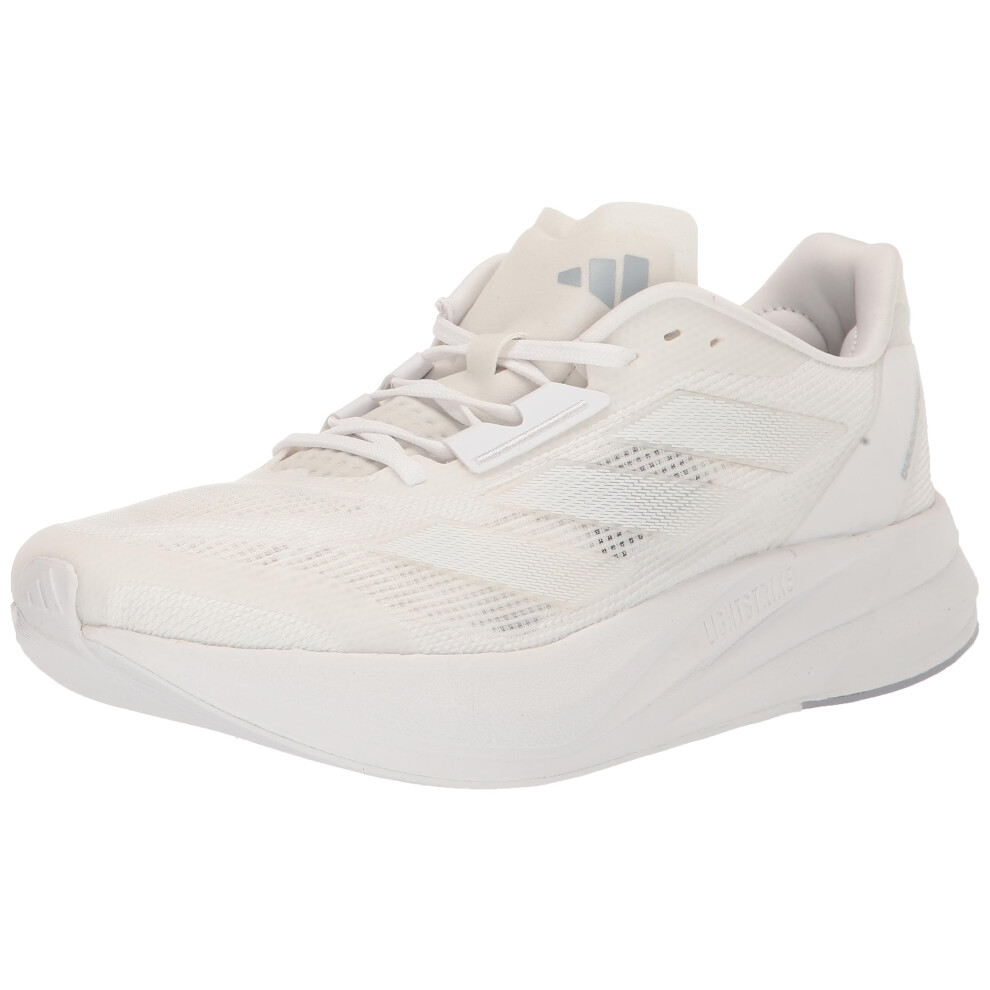 adidas Women's Duramo Speed Running Sneaker  White/White/Halo Silver