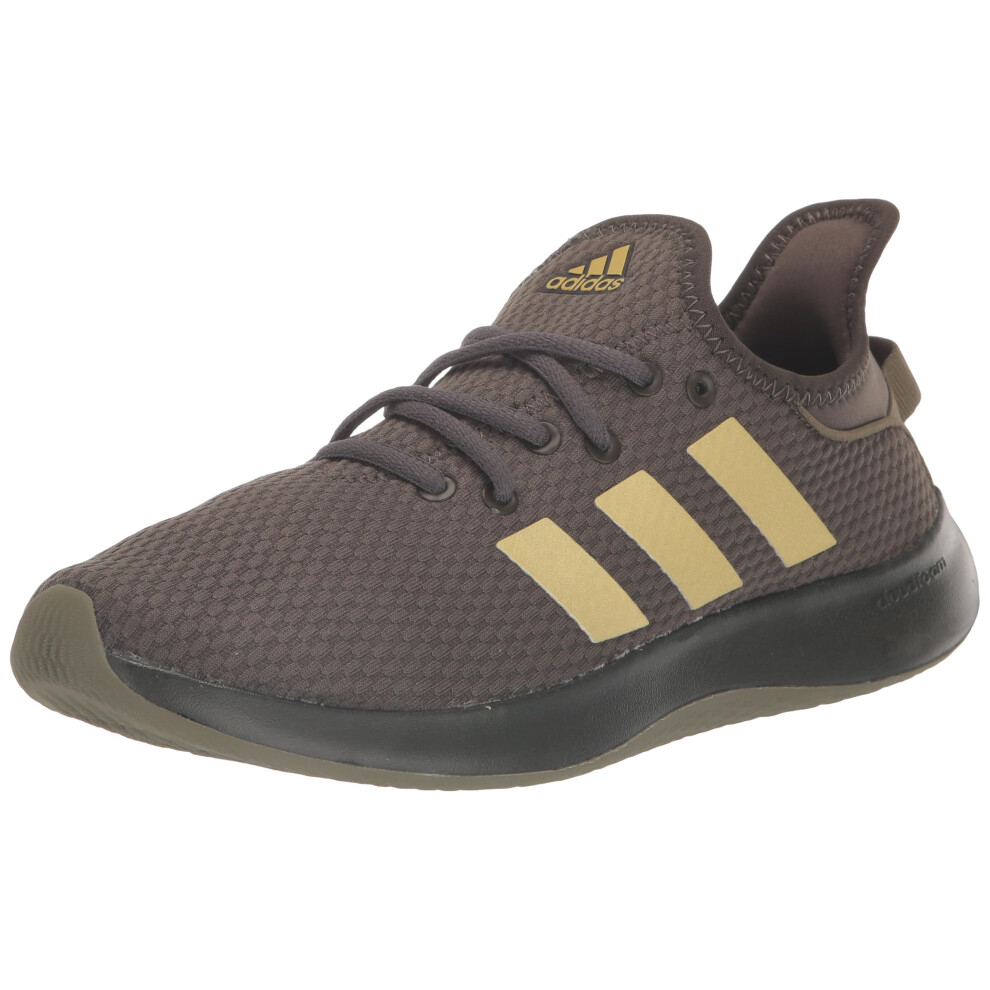 adidas Womens Cloudfoam Pure Shadow Olive/Olive Strata/Gold Metallic 6