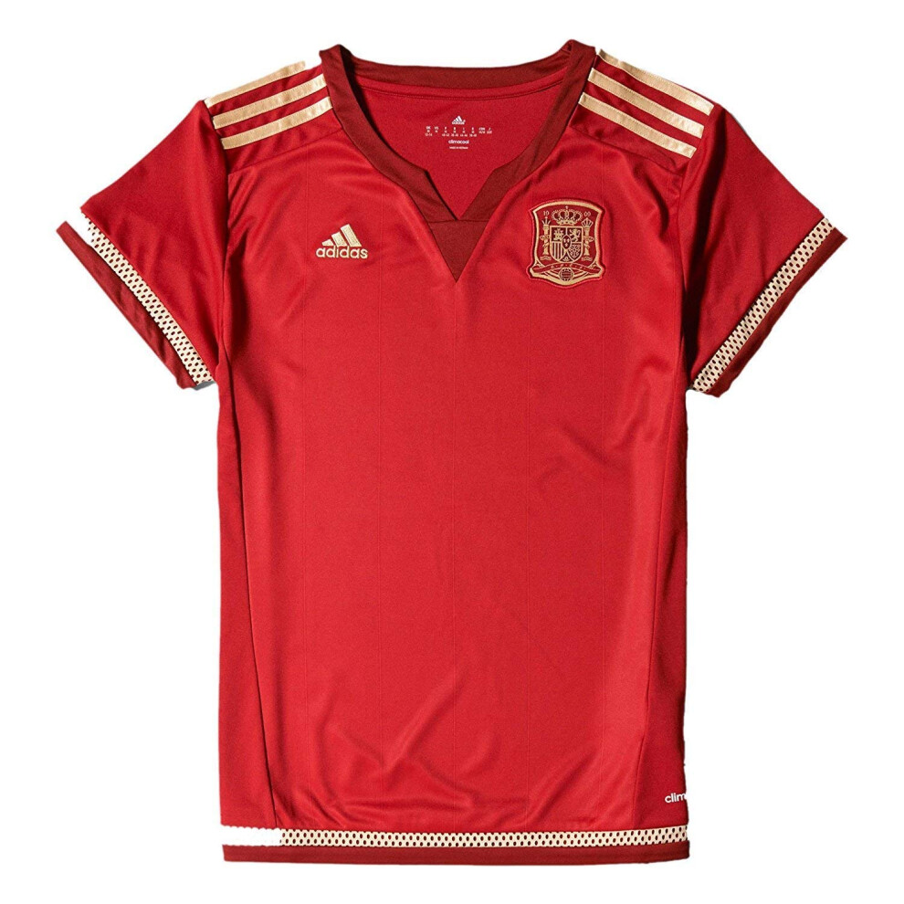 Adidas Women's 2015 Spain Home Red Jersey-M