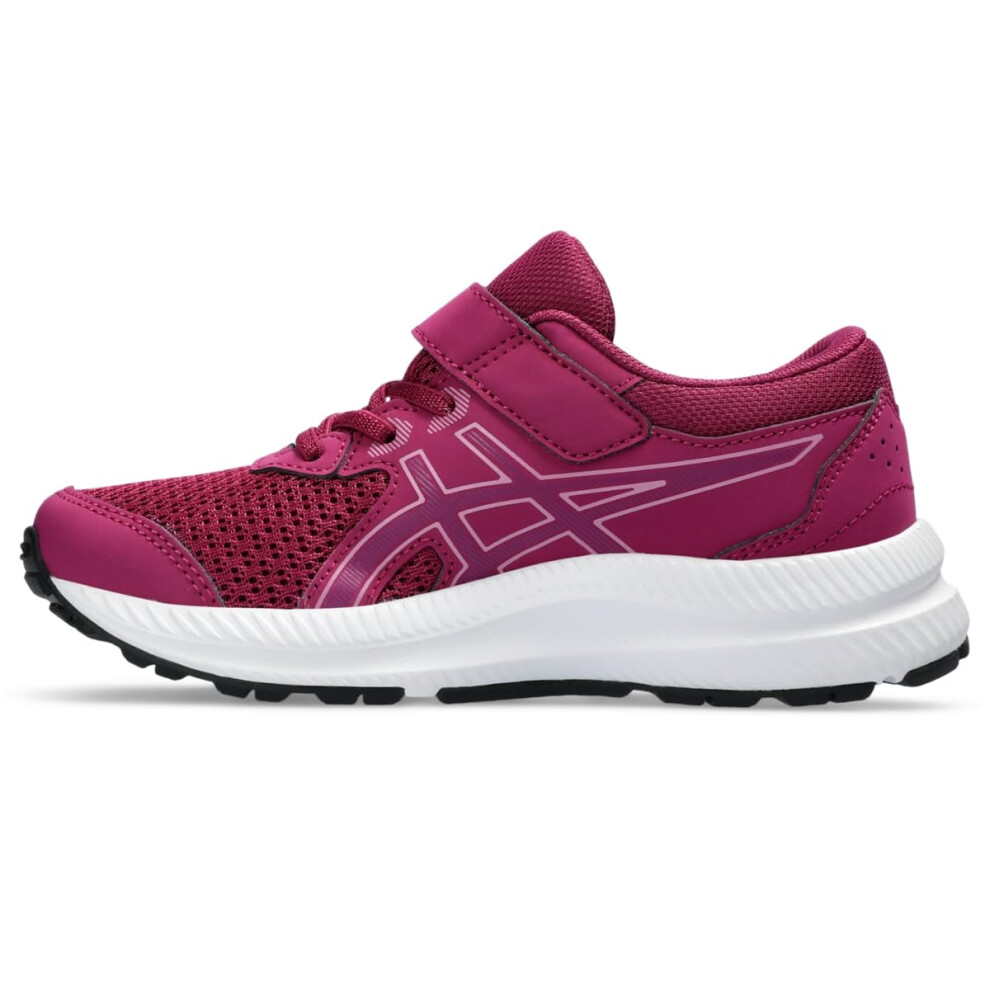 ASICS Kid's Contend 8 Pre-School Running Shoes  3  BlackBerry/BlackBer