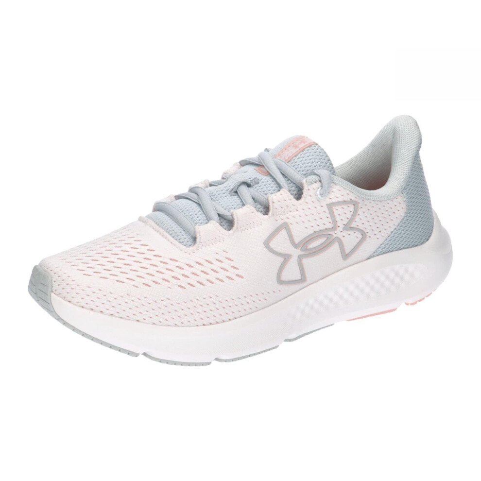 Under Armour Women's Charged Pursuit 3 Big Logo  (101) White/Halo Gray