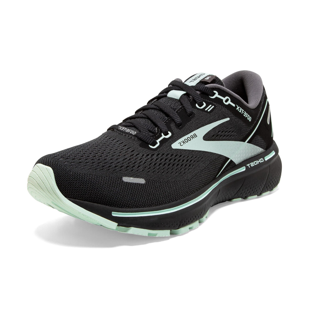 Brooks Women's Ghost 14 GTX Waterproof Neutral Running Shoe - Black/Bl