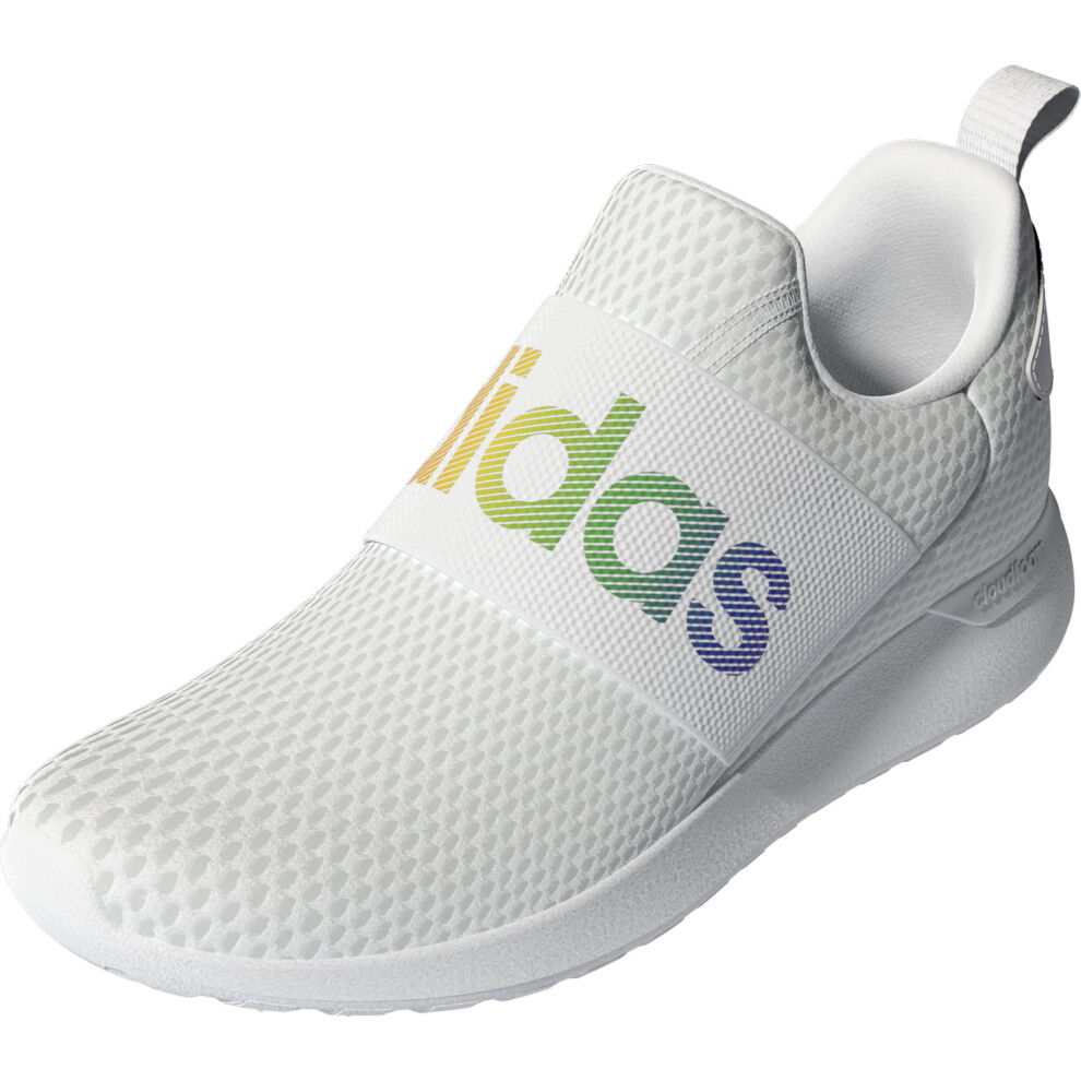 adidas Lite Racer Adapt 4.0 Running Shoes  White/White/Grey  5 US Unis